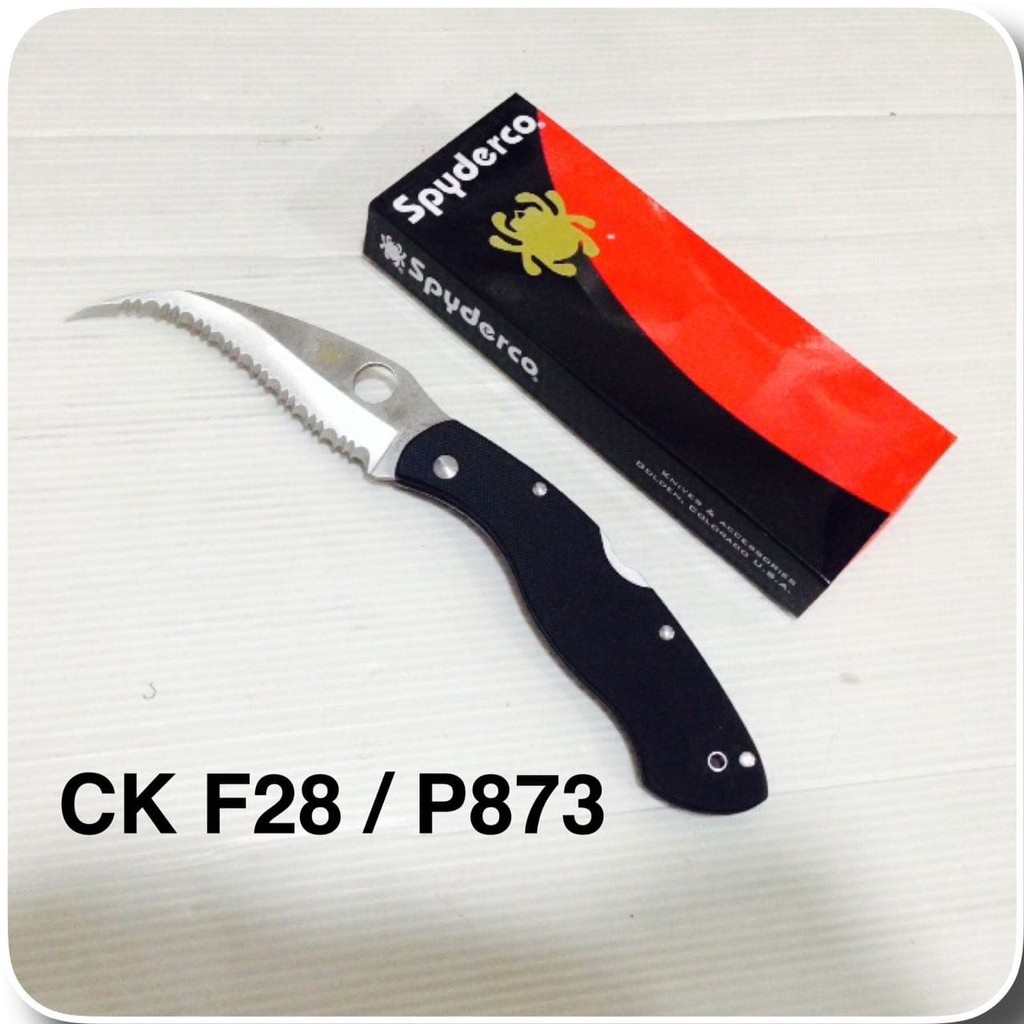 New Arrival PISAU LIPAT KERAMBIT CK F28 / F873 FOLDING KNIFE SYPERDCO OUTDOOR Low Price!