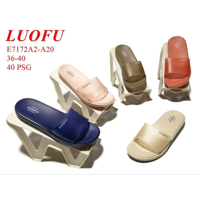 SANDAL SLOP WANITA SANDAL  JELLY IMPORT LOUFU