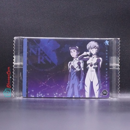 Kartu Bandai Wafer Evangelion : Ikari & Rei Ayanami [04] (I)