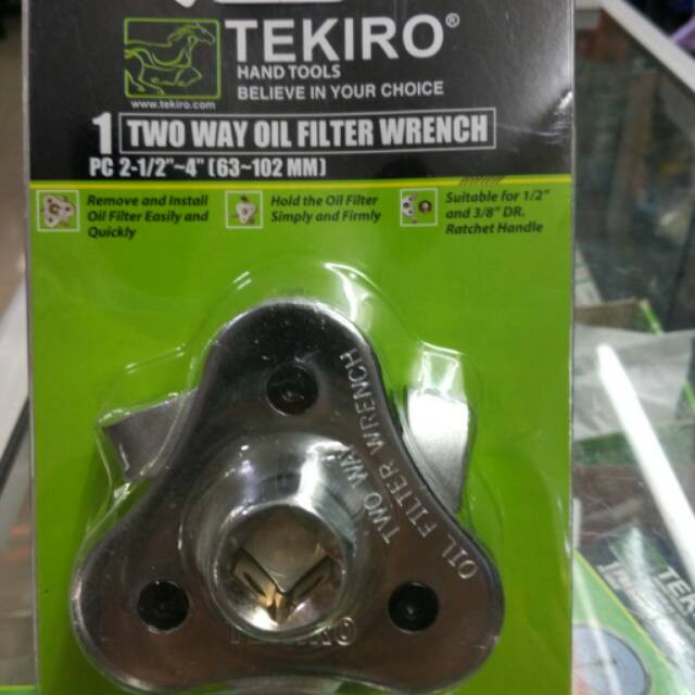 KUNCI OLI FILTER 2 WAY TEKIRO / KUNCI FILTER OLI TEKIRO / KUNCI FILTER OLI MULTIFUNGSI ~