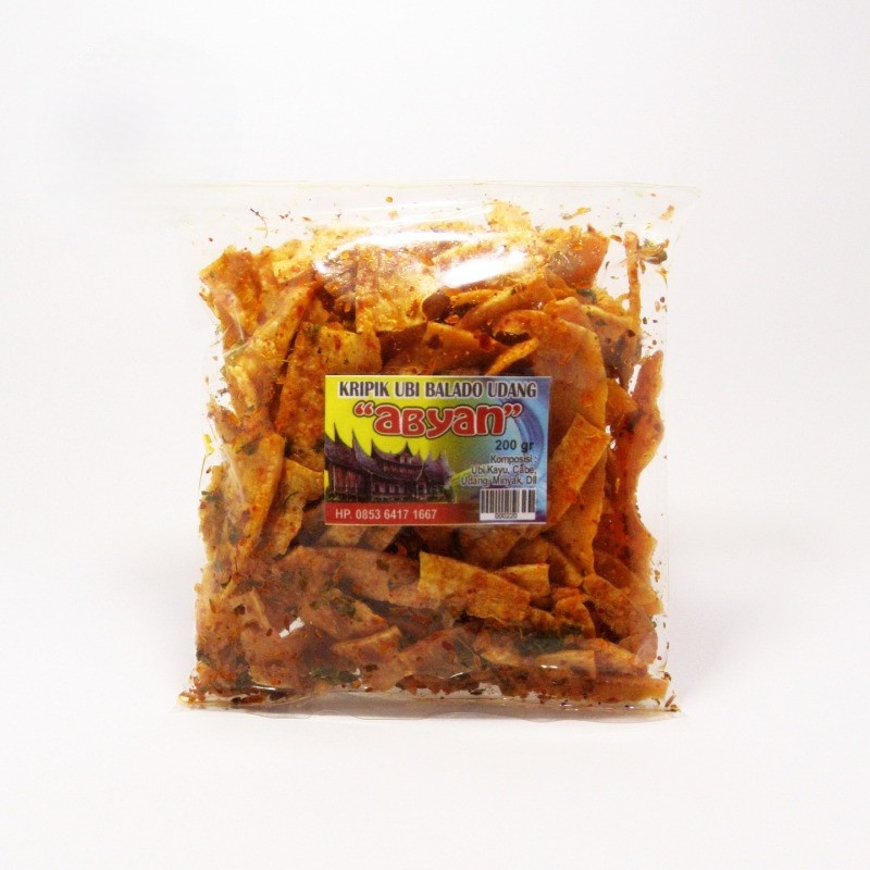 

Keripik Ubi Balado Udang Abyan Kripik Ubi Balado Udang