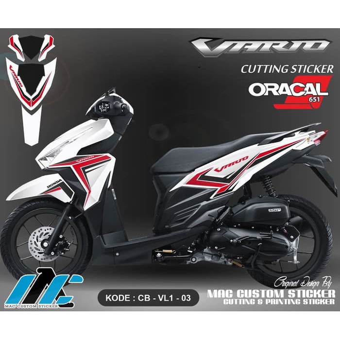 20+ Trend Terbaru Stiker Motor Vario 125 Putih