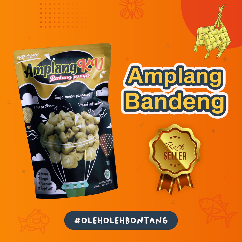 

Amplang Ikan Bandeng Snack Gurih Khas Bontang Kalimantan Asli