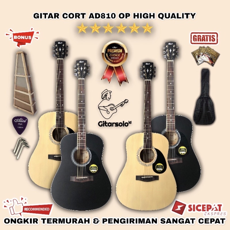 GITAR AKUSTIK CORT AD810 OP HIGH QUALITY