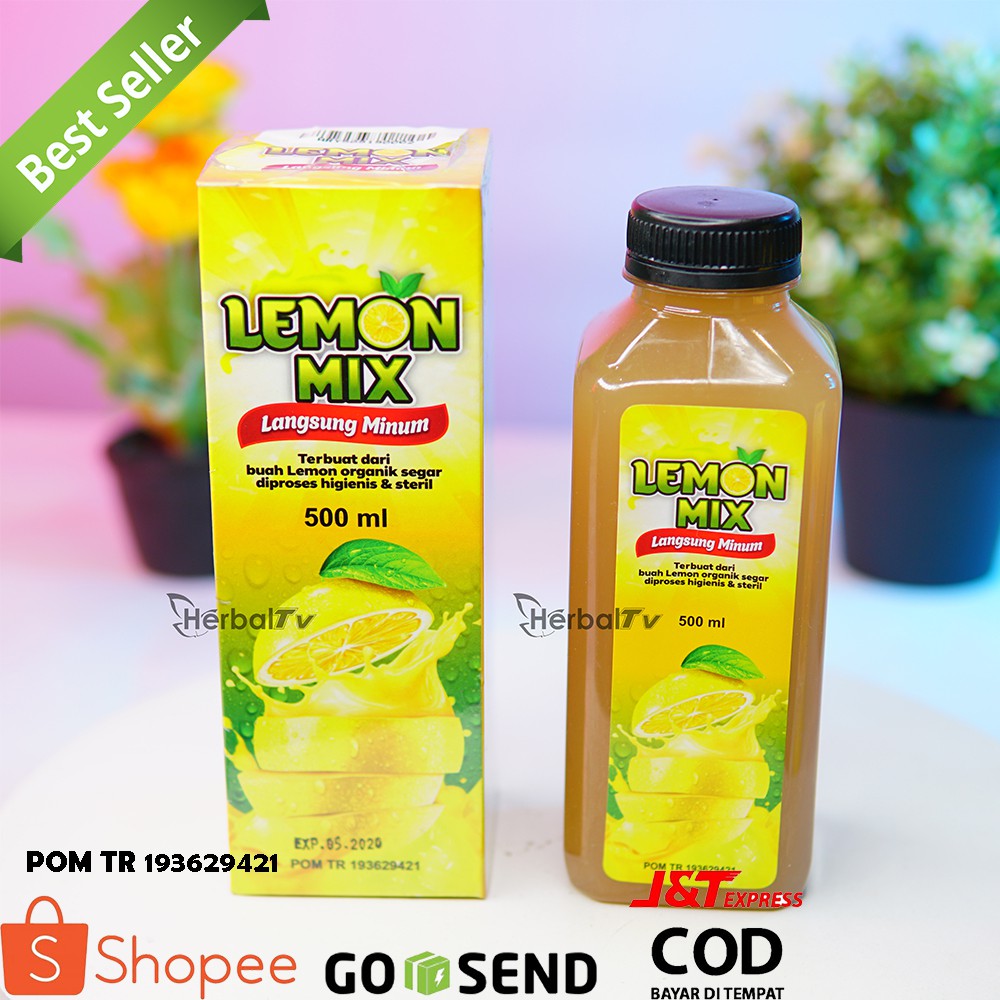 Lemon Mix Minuman Herbal Untuk Diet Minuman Herbal Penurun Berat Badan Shopee Indonesia