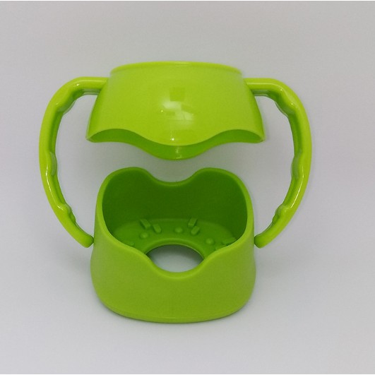 Suitable for pigeon glass standard caliber baby bottle handle handle + bottom seat anti-fall protective cover