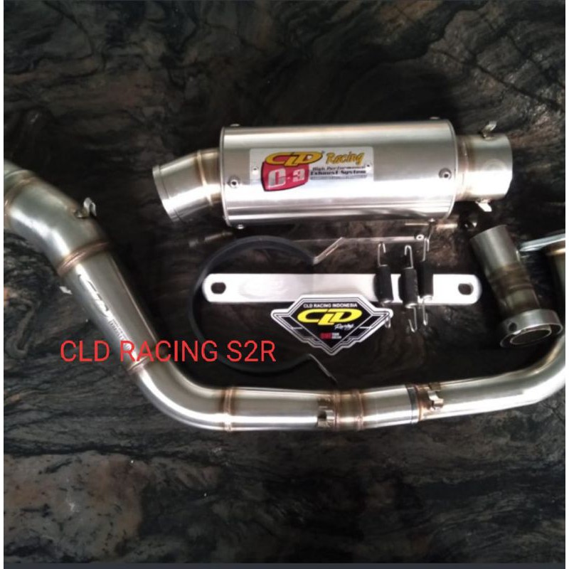 KNALPOT CLD RACING VARIO 125 VARIO 150 OLD NEW TYPE C3 BULAT INLET 50MM ORIGINAL