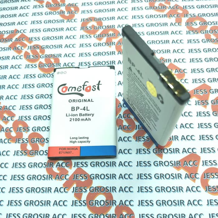 Baterai Battery Double Power Comefast NOKIA BP-4L BP4L E63 E71 E90 E72