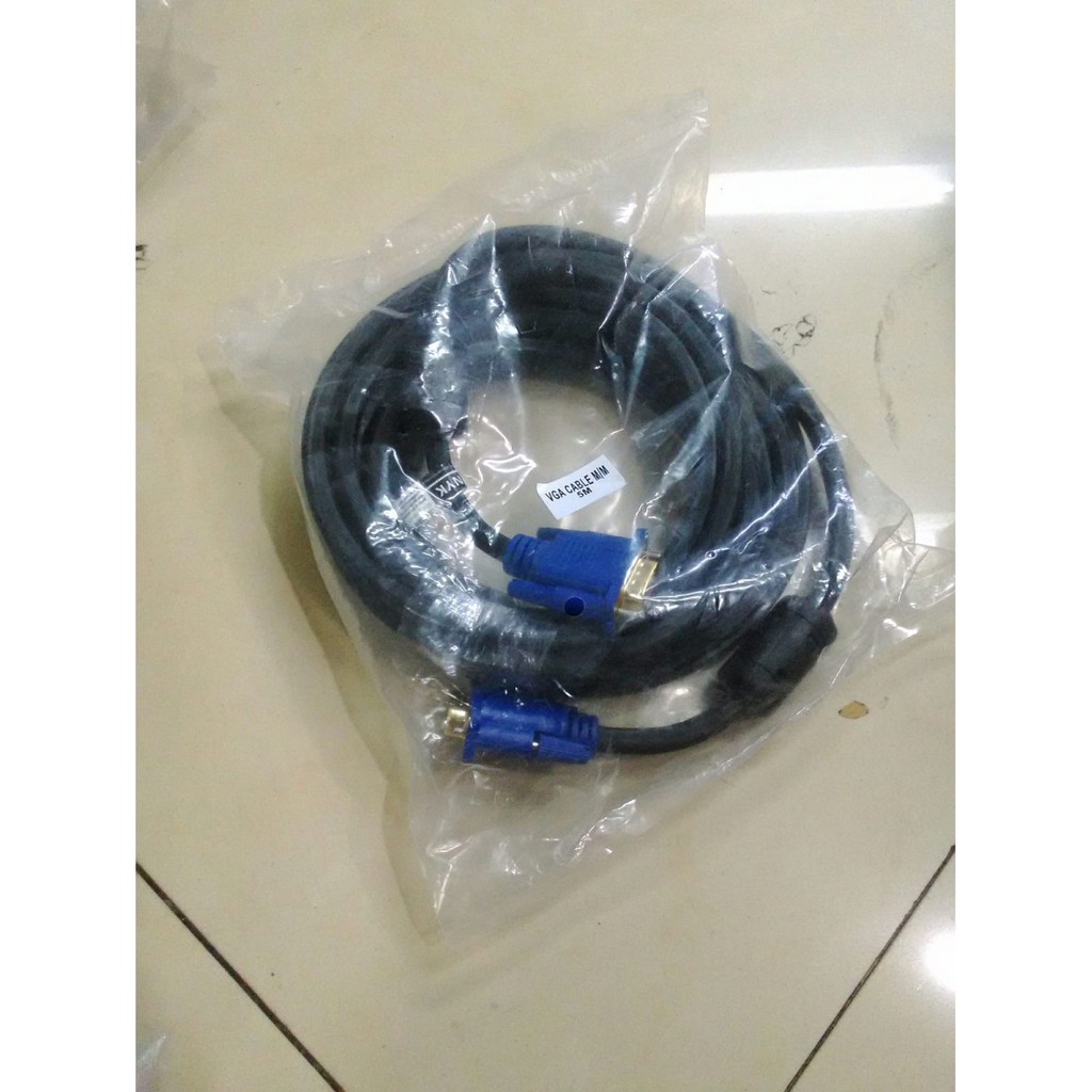 Kabel VGA  Panjang 5 meter Gold Plated