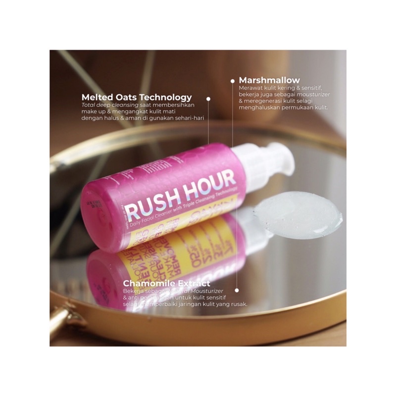 MASKA RUSH HOUR DAILY FACIAL CLENASER WITH TRIPLE CLEANSING TECHNOLOGY 100 ML