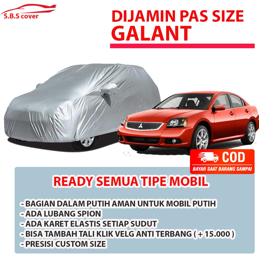 Body Cover Mobil Galant Sarung Mobil Galant/eterna/suzuki Amenity/Amenity/baleno lama/brio/ayla/charade/civic lama/civic ferio/civic genio/civic wonder/corolla great/great corolla/galant v6/galant hiu