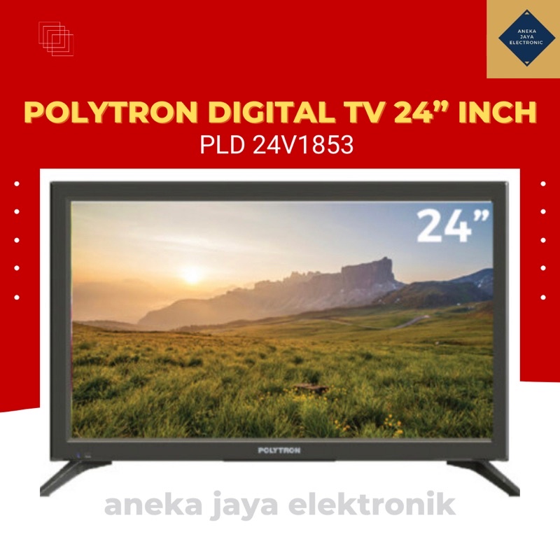 LED TV POLYTRON DIGITAL 24” Inch PLD 24V1853 / TV DIGITAL POLYTRON