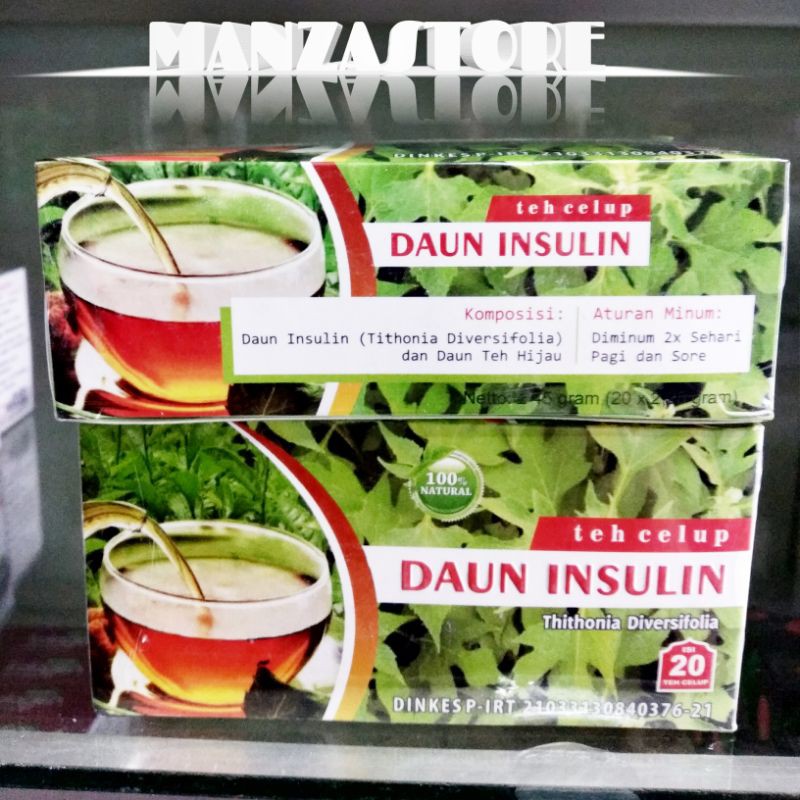 

Teh Celup Daun Insulin Membantu menurunkan gula darah Diabetes