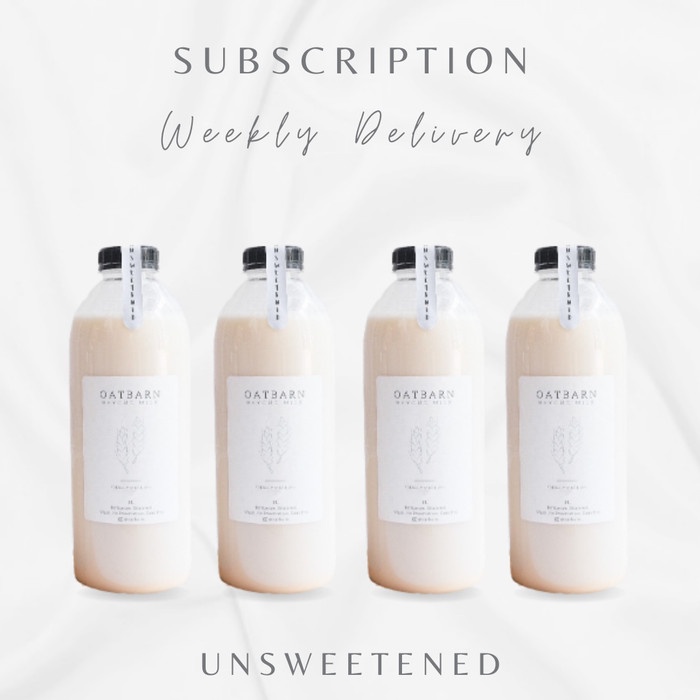 

Beautywearr - Oatbarn Oat Milk Subscription Susu Oat Paket Mingguan