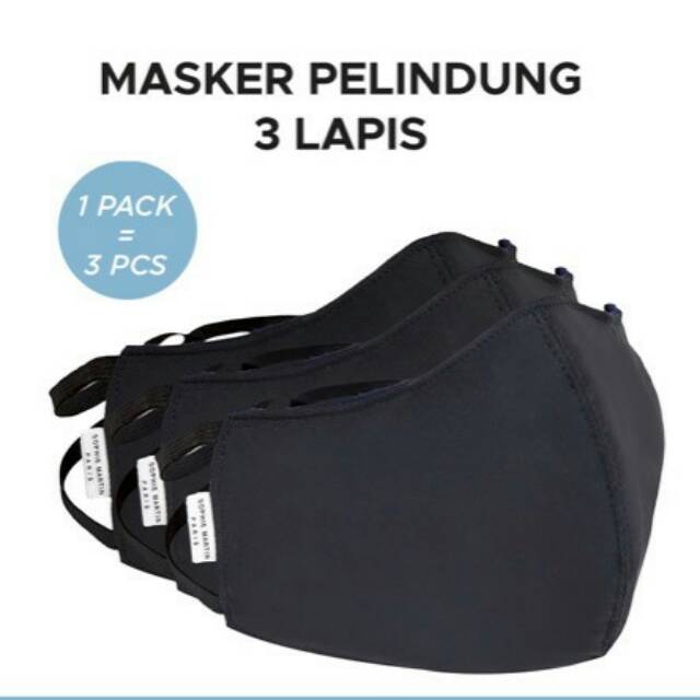 MASKER KAIN POLOS BY SOPHIE PARIS