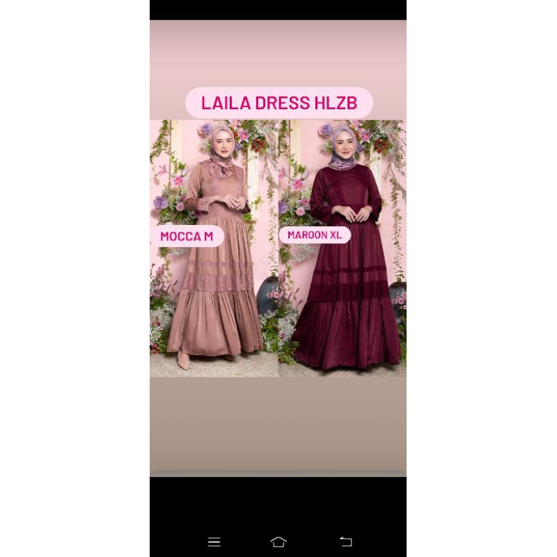 LAILA DRESS HEAVENLIGHTS BY ZERINA BANU HLZB HEAVENLIGHTZB