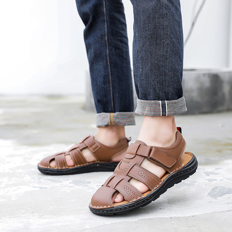 Sepatu Sandal Pria Sendal Slop Cowok Sendal Slide Sandal Slop Laki laki Fashionable