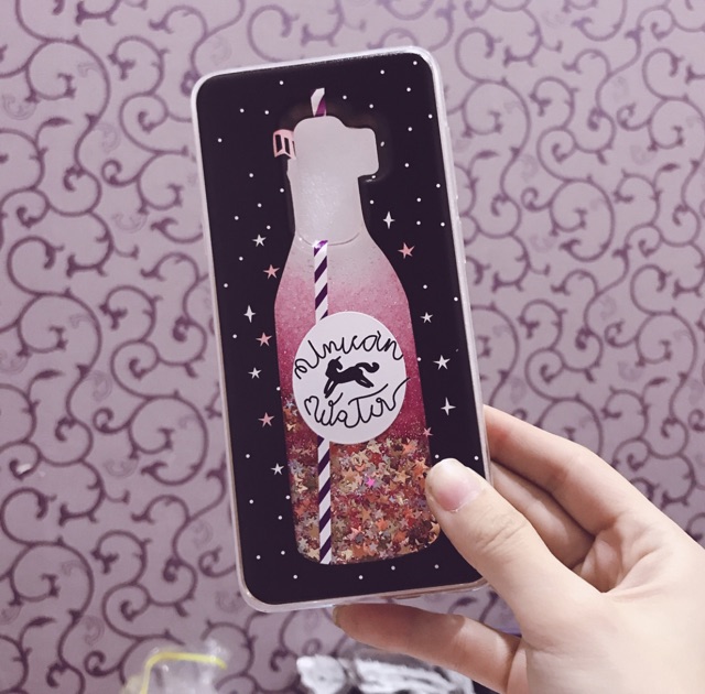 Flamingo Glitter / Unicorn Water Watercase Samsung S9 S9 plus