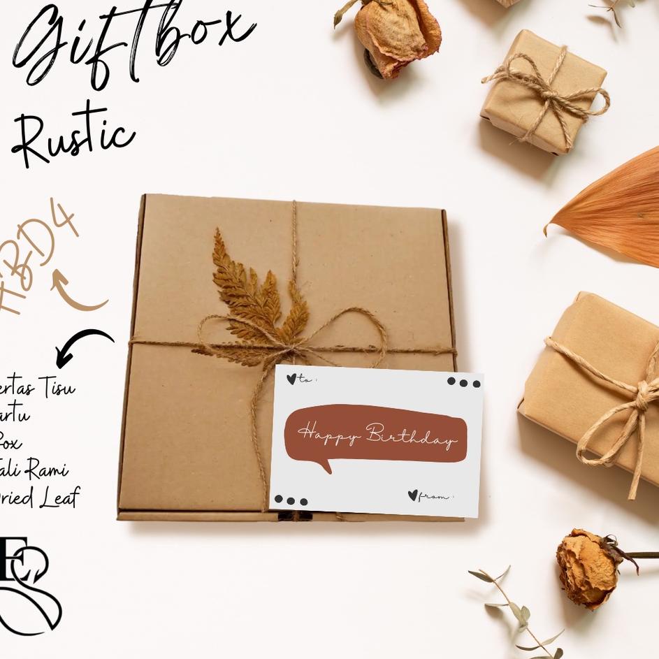 

[KODE FWMJP] GIFT BOX size L dan XL | GIFTBOX | KOTAK KADO | HAMPERS | RUSTIC PACKAGING | BOX