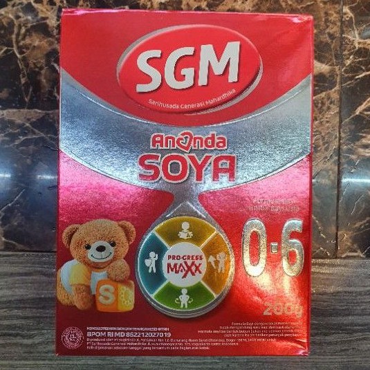 SGM Ananda Advance SOYA susu bayi 0-6 bulan 200gr.
