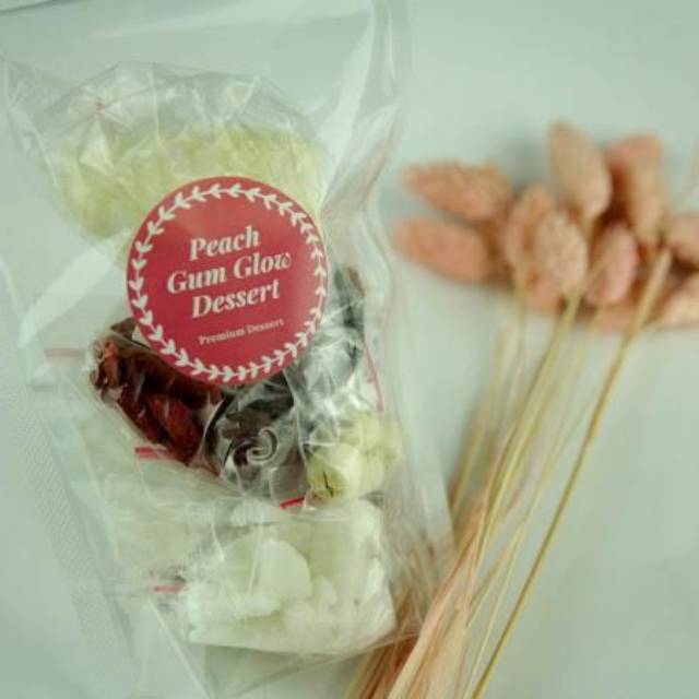

Peach gum dessert premium