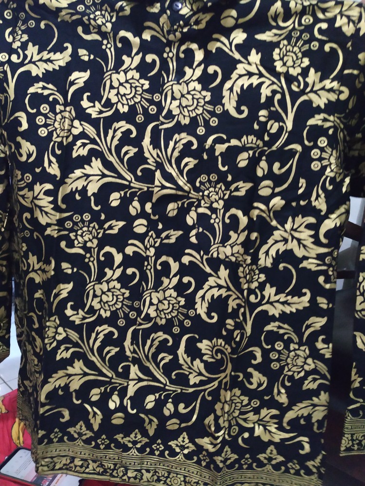 Kemeja Batik Pria Lengan Panjang M L Xl Xxl