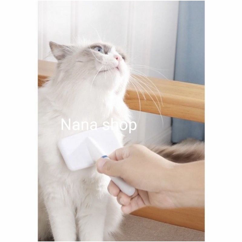 Sisir kawat bulu kucing anjing kelinci grooming hewan salon hewan pet comb brush