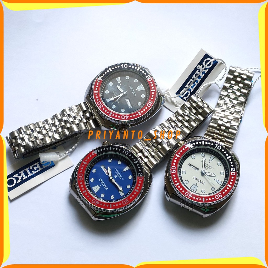 COD JAM TANGAN SEIKO DIVER WATCH BAND SEIKO DIVERS SEIKO SKX TURTLE PROMO TERMURAH JAM TANGAN PRIA