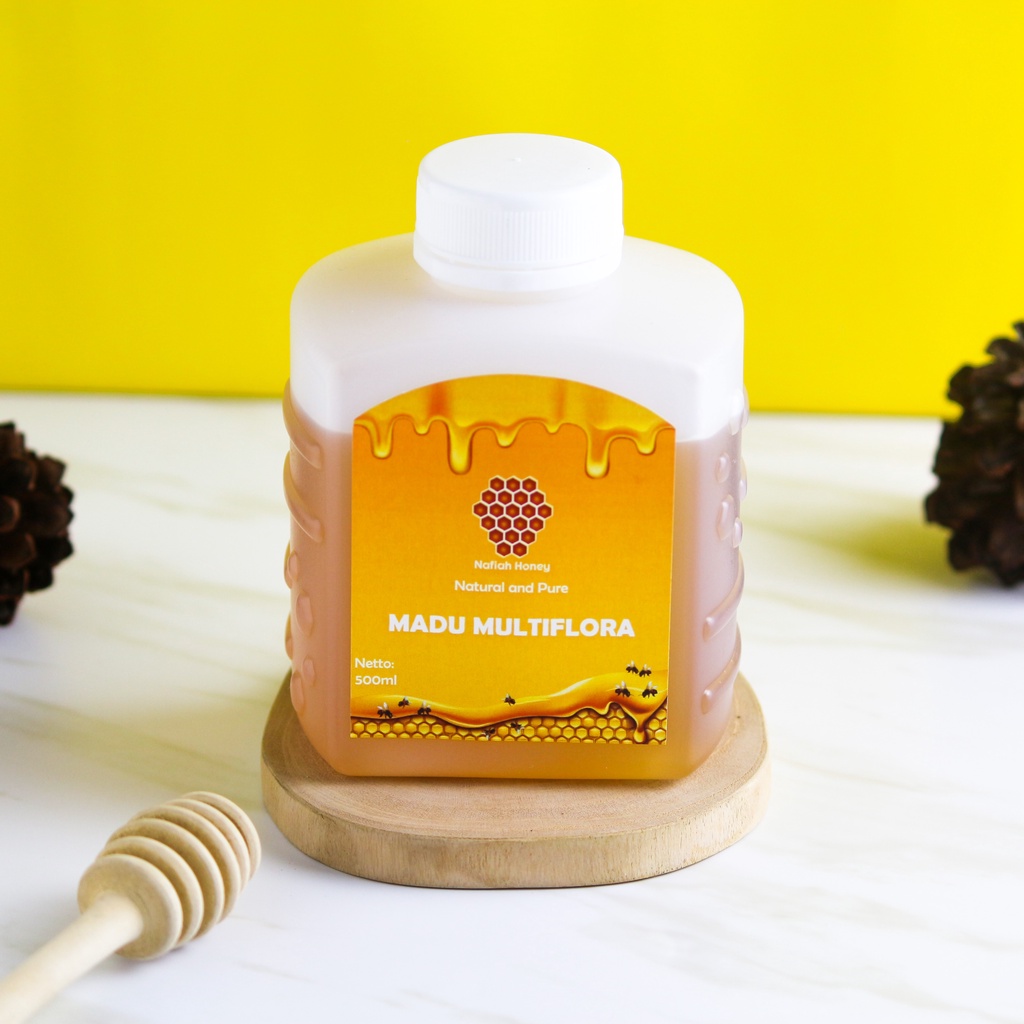 

Madu Multiflora 500 ML Grade A 100% Alami Natural Raw Honey