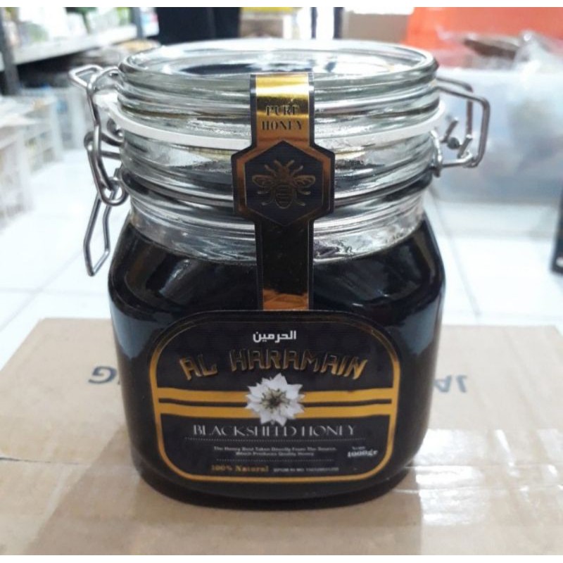 

Madu Arab Al Haramain 1kg | Bunga Nektar Habbatusauda