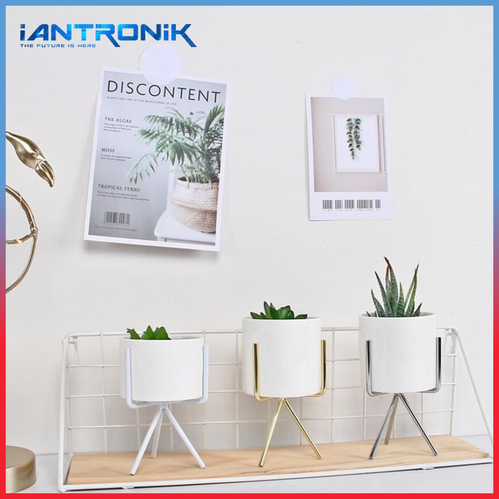 KIYOTE Mini Pot Stand Nordic Style Minimalis / Pot Hias Bunga Sukulen