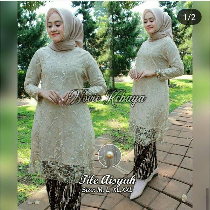 stelan kebaya tille aisyah new