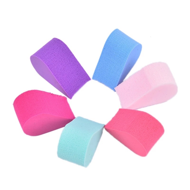 [8 Pcs Set Candy Color Triangle Shaped Makeup Sponge Blender] [Latex-Free Foundation Blending Sponge] [Cosmetic Puff For Applying Powder,Cream,Liquid]