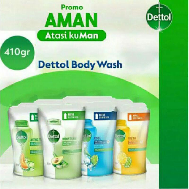 Dettol refill body wash 410ml