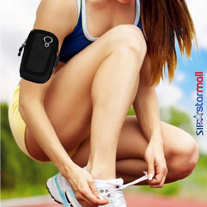 Tas Lengan Olahraga Pria Wanita Arm Band Lari Fitness Sepeda