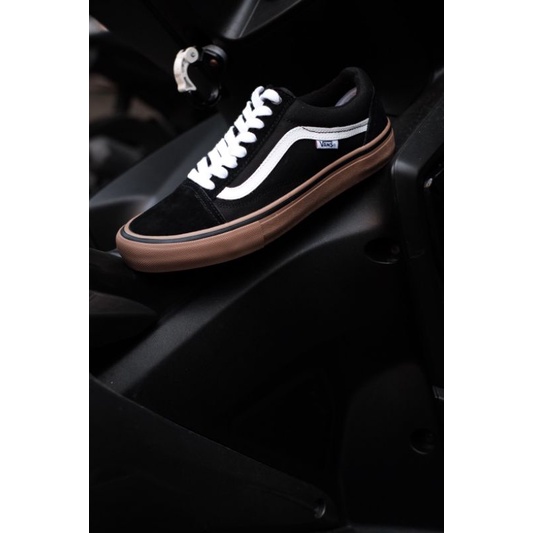VANS OLDSKOOL BLACK GUM PRO