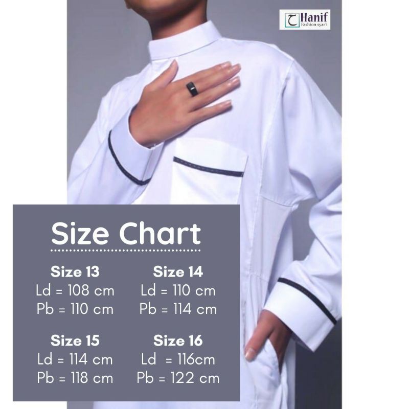 Jubah Anak/ Remaja Toyobo Benzema