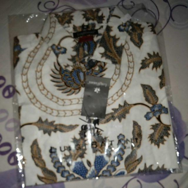 Lbl155 Kemeja Batik Pria Slimfit Original Lengan Panjang