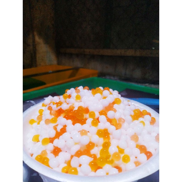 

jelly mutiara - jely bolo-bolo - jeli bolo manohara - rainbow pearl jelly