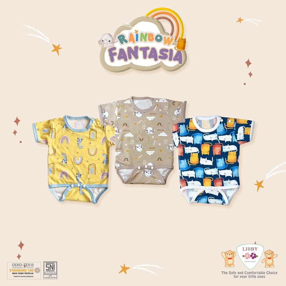 Libby Baju Kodok Segitiga - Jumper Bayi / Baby Motif (0-3M)