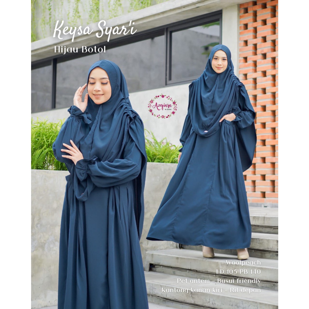 KEYSA SYARI muslim original produk by qiara fashion