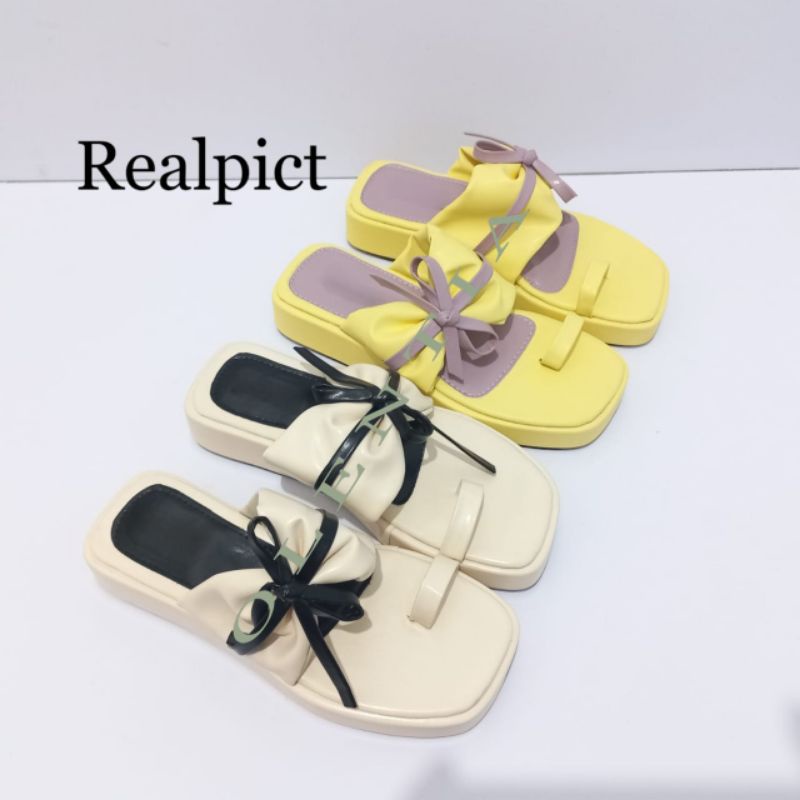 Sandal Wanita Sandal platform wedges pita DN 09