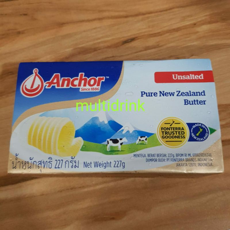 Butter anchor unsalted / unsalted butter mpasi anchor