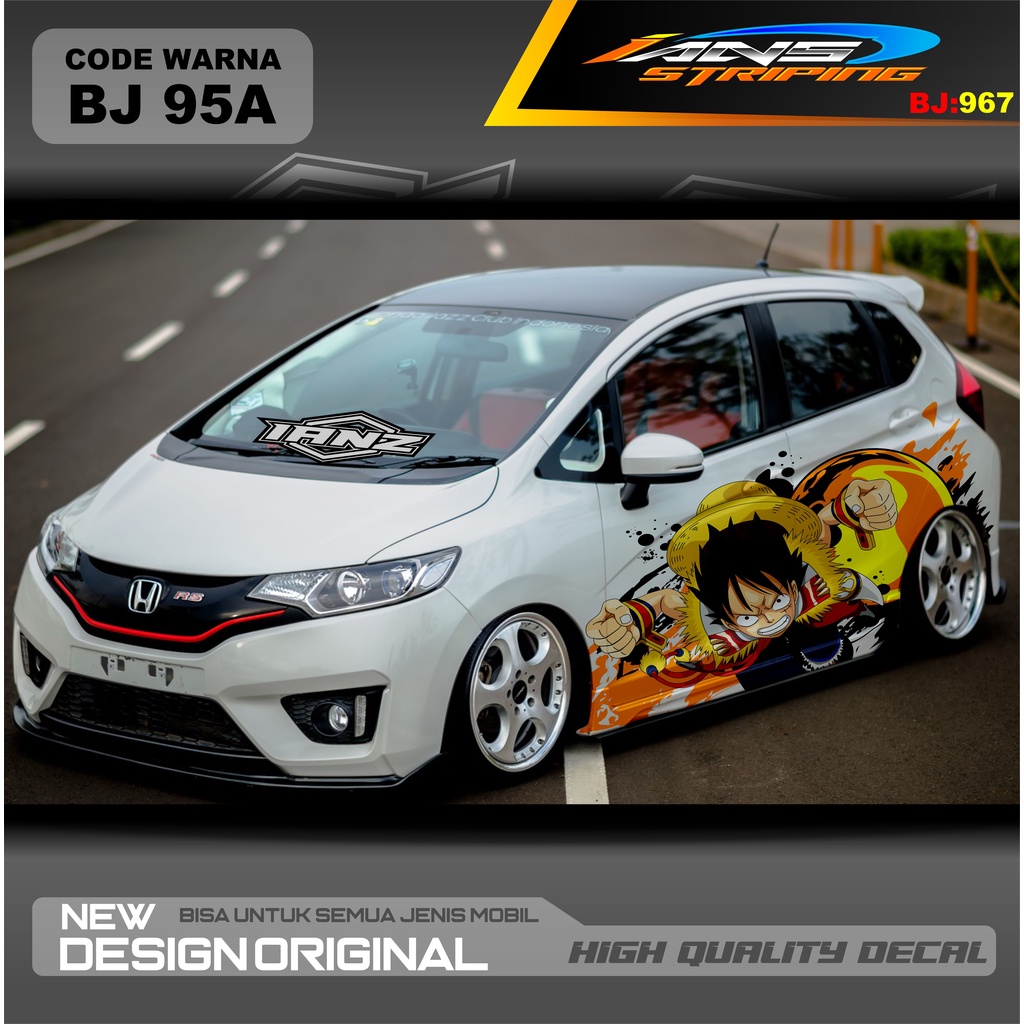 STICKER VARIASI MOBIL JAZZ / STIKER MOBIL BRIO / DECAL STIKER MOBIL SWIFT / STIKER MOBIL TOYOTA / STIKER YARIS AYLA