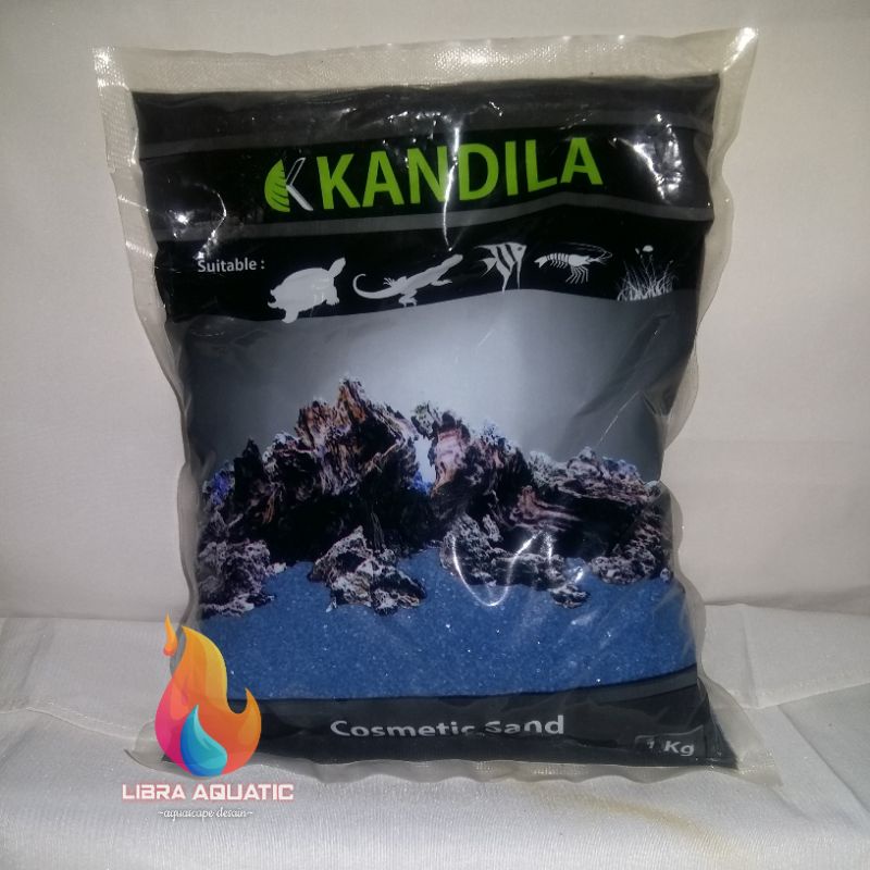 pasir silica biru kandila aquascape