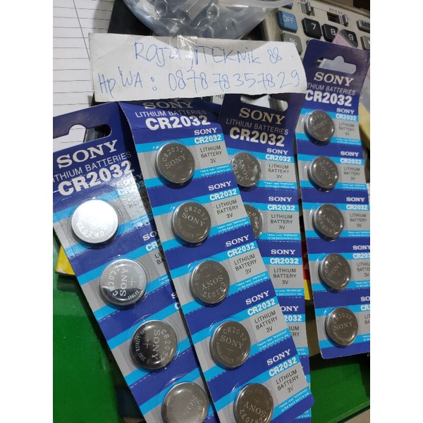 batu baterai cr2032 Sony / Batre lithium cr2032 Sony / baterai lithium cr2032 Sony / battery cr2032