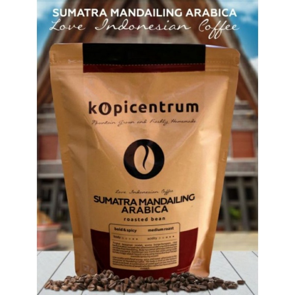 

Biji Kopi Roasted Sumatra Mandailing Arabica 1000 Gr