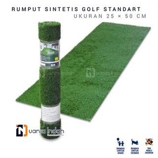 rumput sintetis type golf standart ukuran 25x50 cm