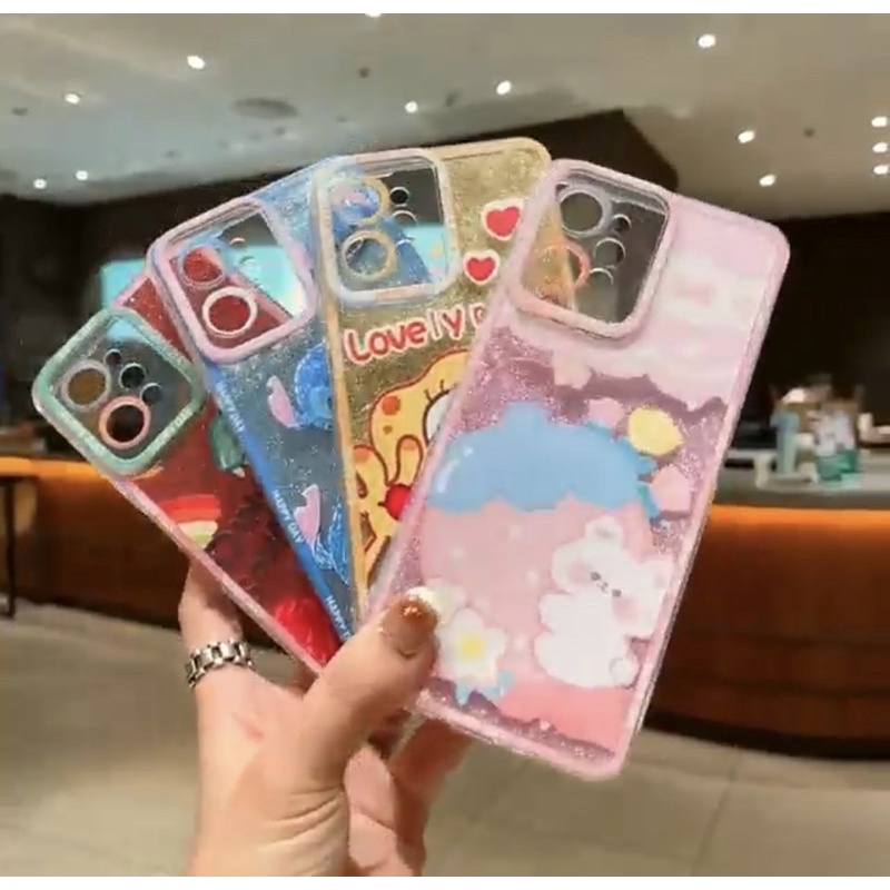 SOFTCASE TPU GLITER KARTUN OPPO A96/A76 4G/A53 2020/RENO 7 4G/A54 4G/A15/A15S/F9/A5S/A12/