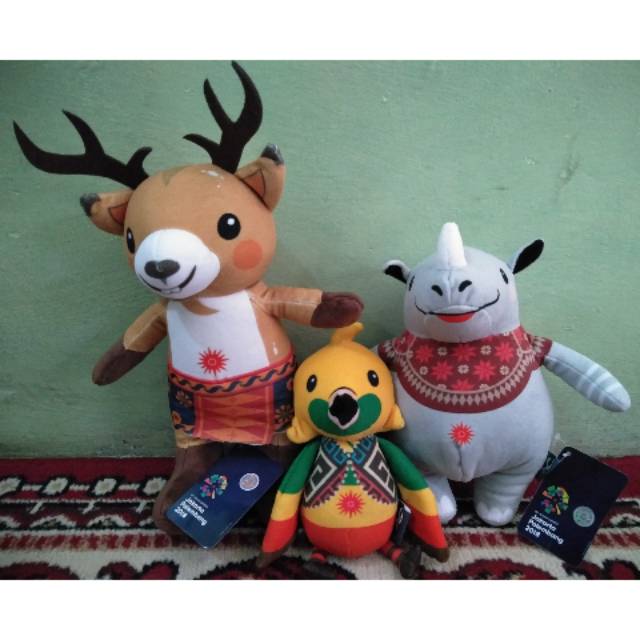 Maskot Asian Games 2018 (1 Set)